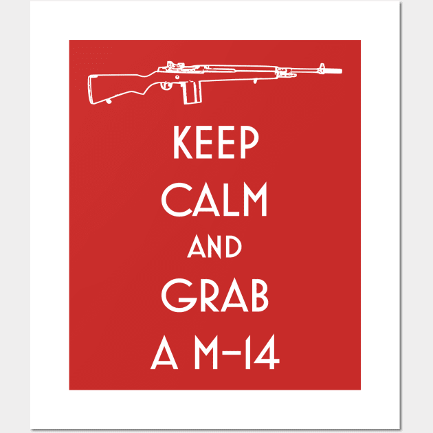 M14 rifle Wall Art by bumblethebee